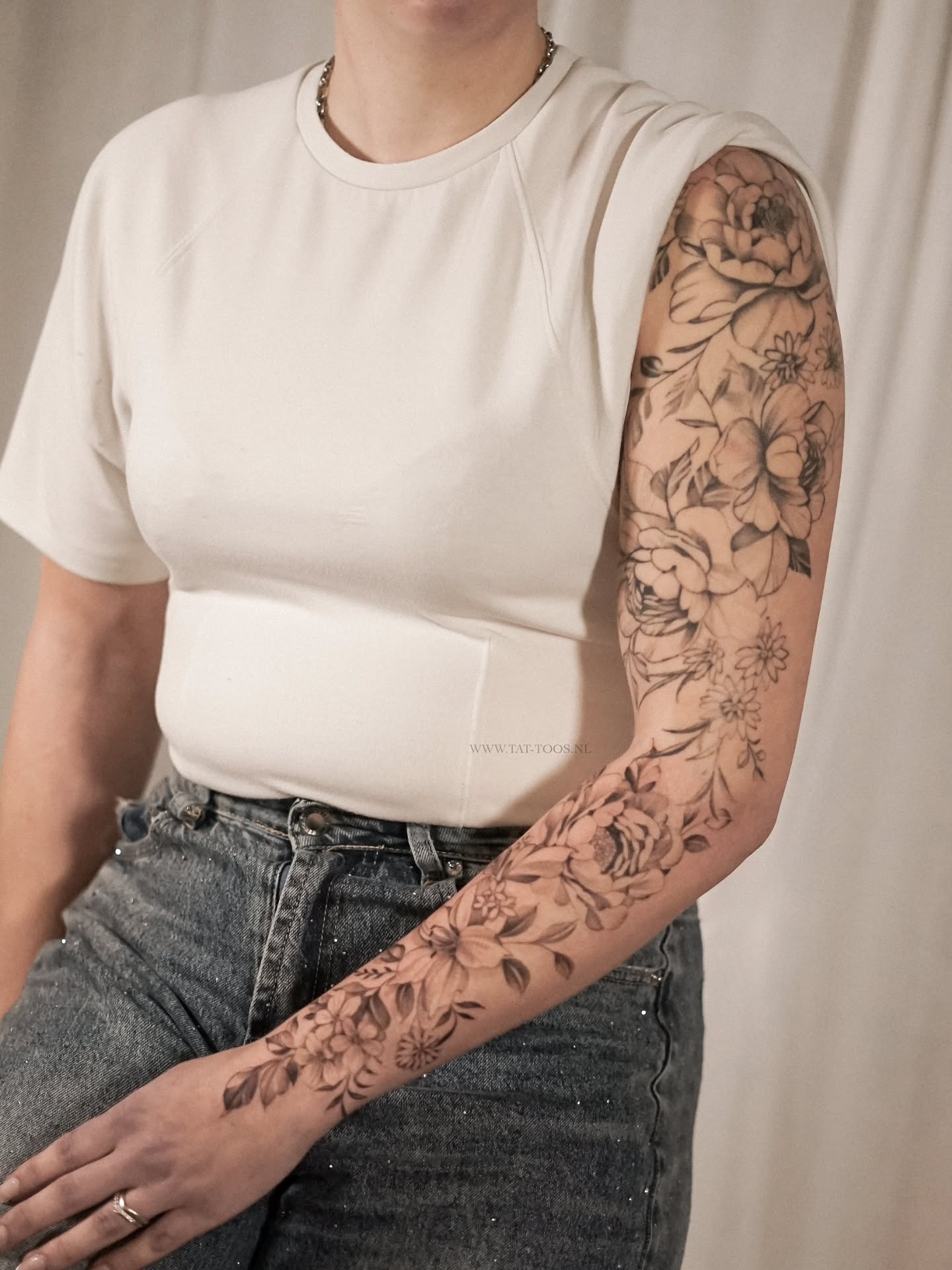 Ornamental Lotus Sleeve Tattoo Tattoo Design