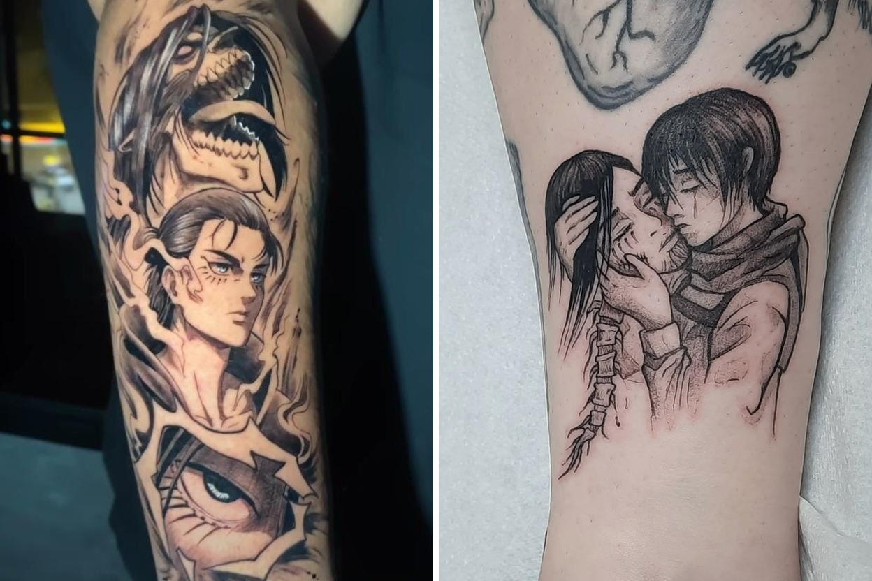 22+ Women Attack on Titan Tattoo Ideas For Bold Stylish Men and Featured Lookbook Collage
