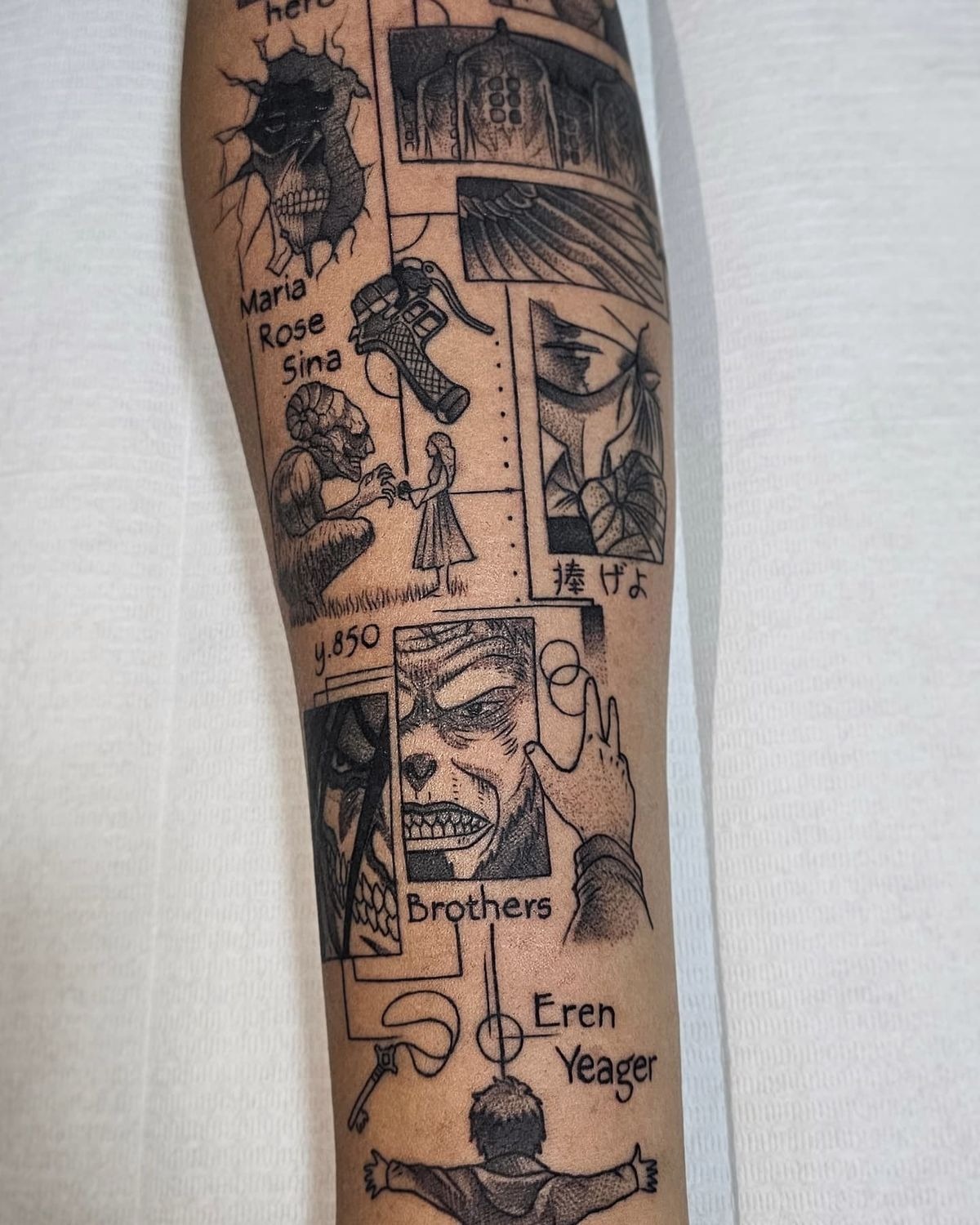 Storyboard Eren Brothers Tattoo Tattoo Design