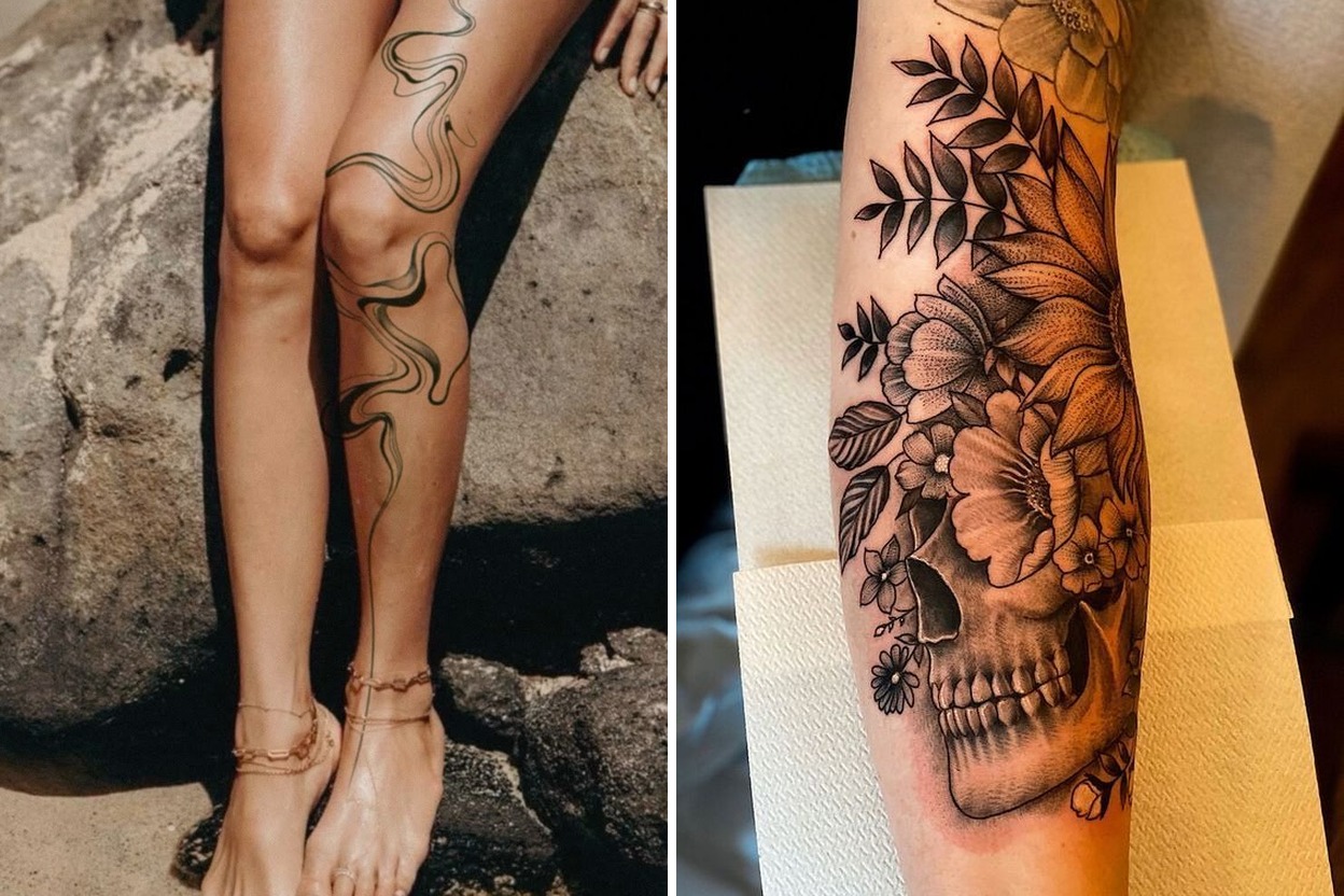 23+ Women Best Leg Tattoo Ideas Curated for Your Next Session Featured Lookbook Collage