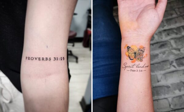 49+ Women Bible Verses Tattoo Ideas & Inspiration