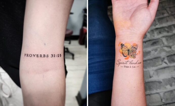 49+ Women Bible Verses Tattoo Ideas & Inspiration