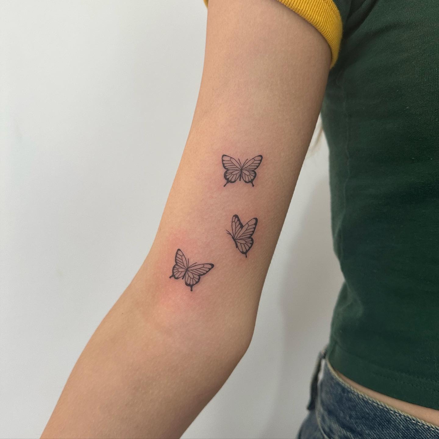 Wildflower Bouquet Bicep Tattoo Tattoo Design