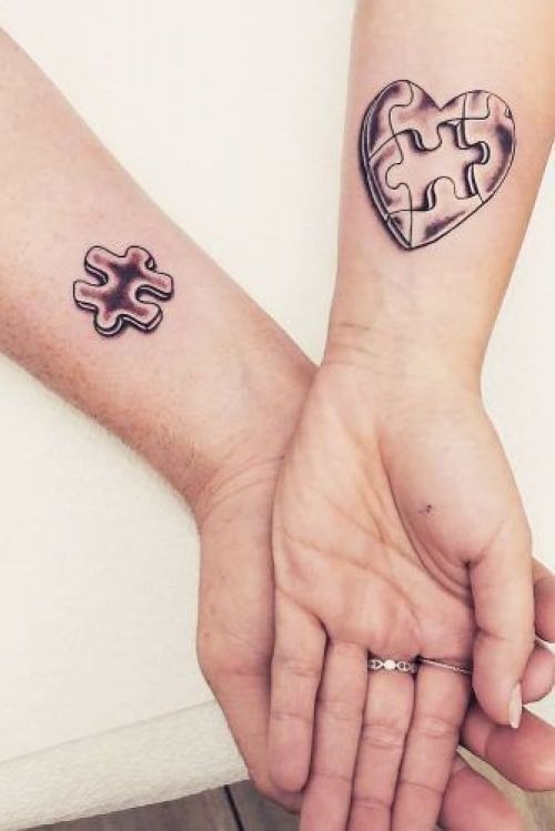 Puzzle Heart Tattoos Tattoo Design