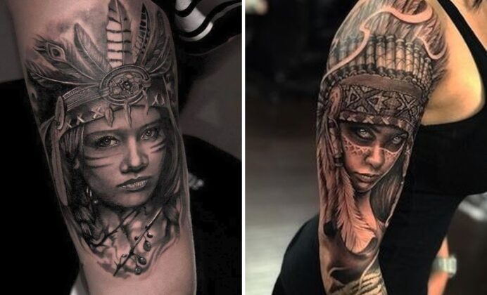 29+ Women Cherokee Indian Tattoo Ideas & Inspiration