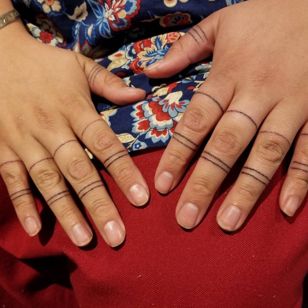 Minimalist Finger Band Tattoos Tattoo Design