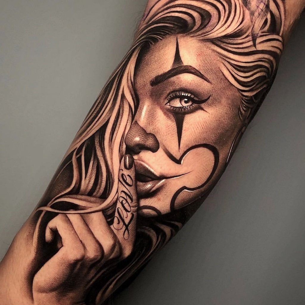 Love and Secrets Tattoo Design