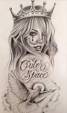 The Mystery of Outer Space Tattoo Design