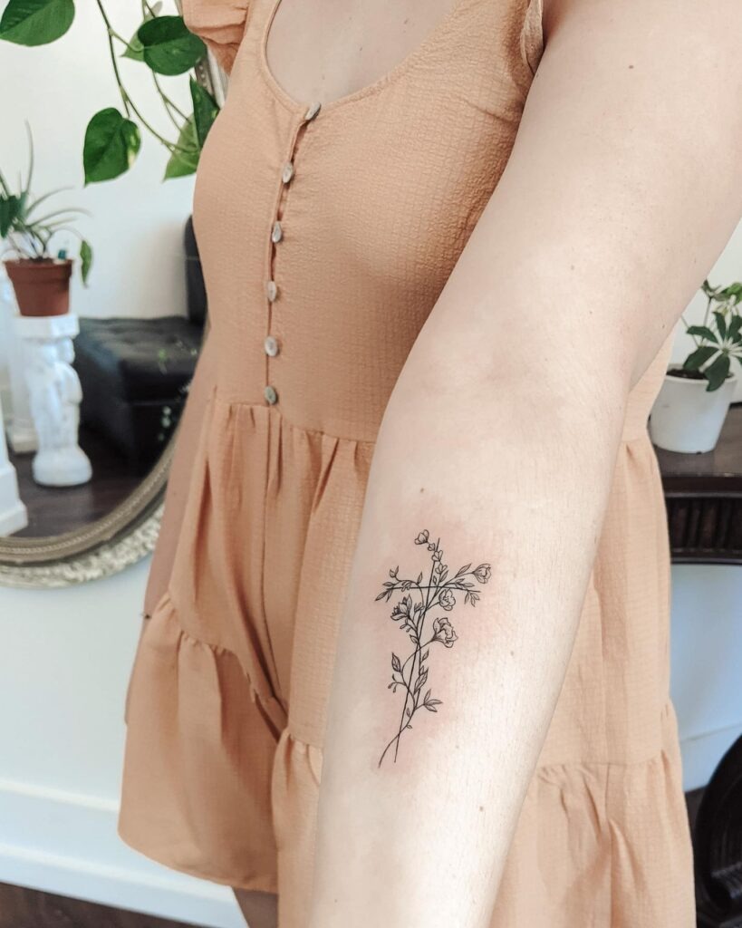 Matching “I AM” Tattoos with Crown of Thorns Tattoo Design