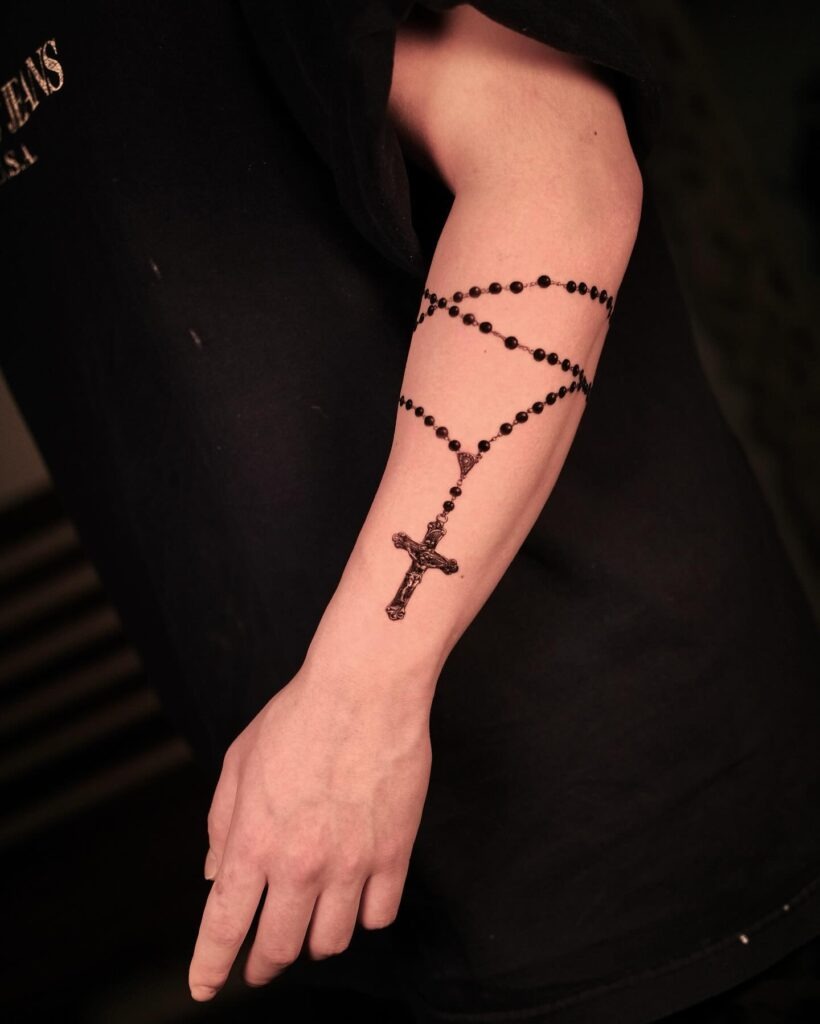Saint Michael Defeating Satan Tattoo Tattoo Design