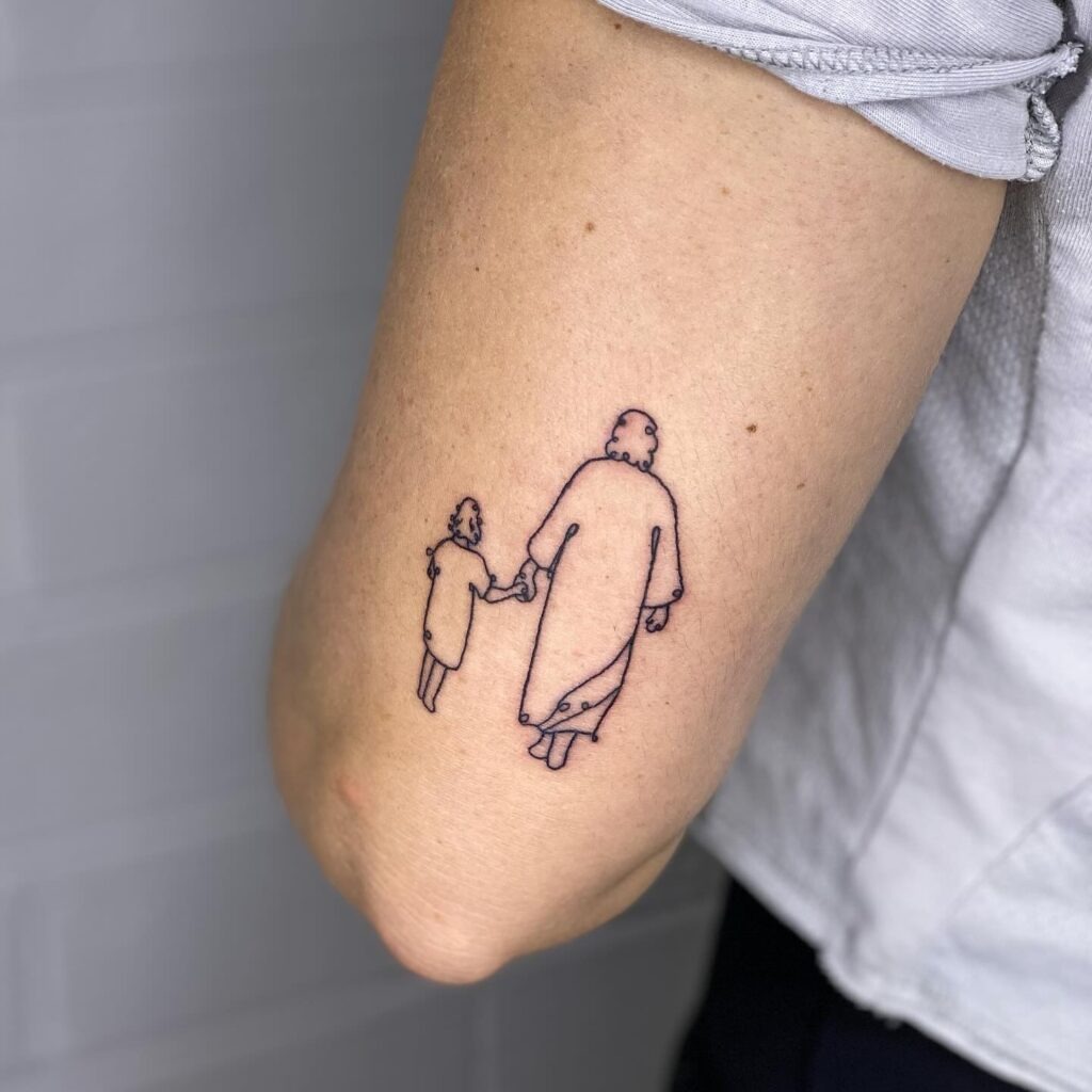 “Yahweh” Script with Anatomical Heart Tattoo Tattoo Design