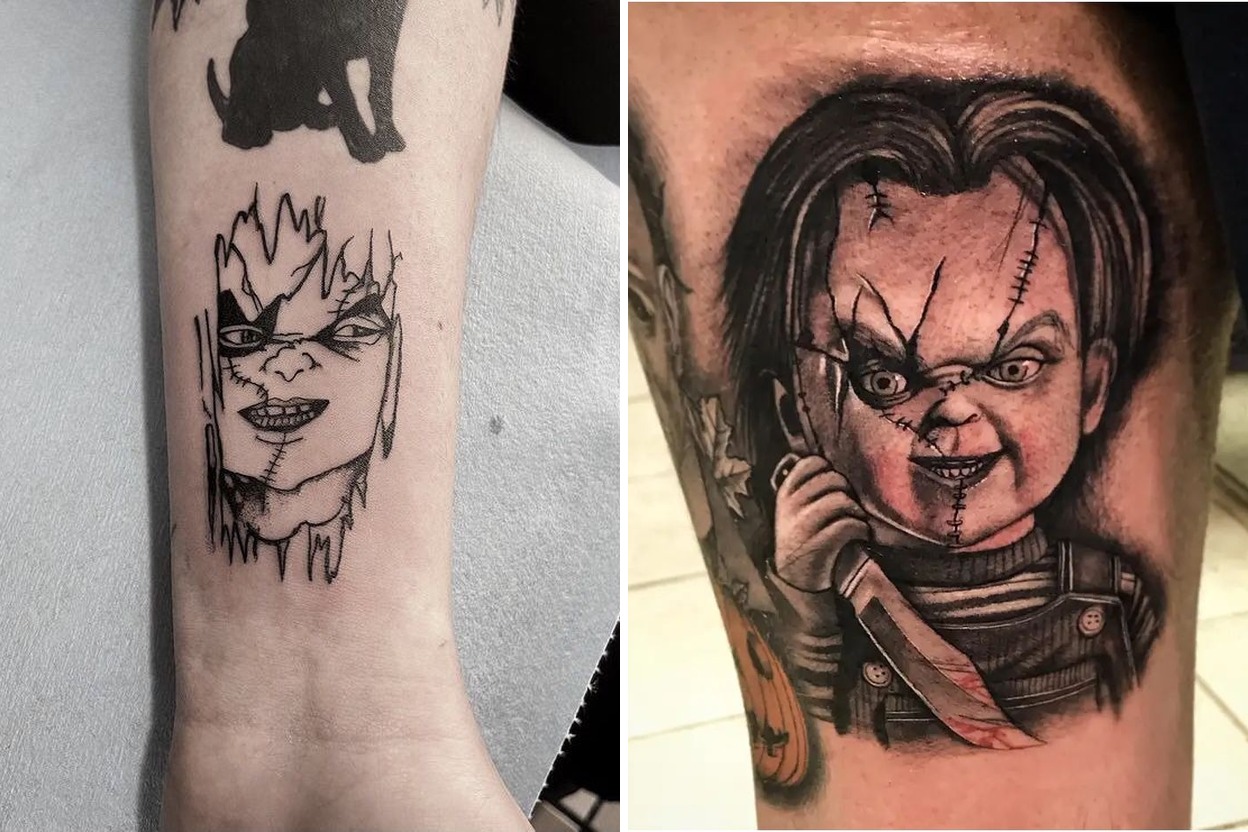 31+ Women Chucky Tattoo Ideas & Inspiration Featured Lookbook Collage