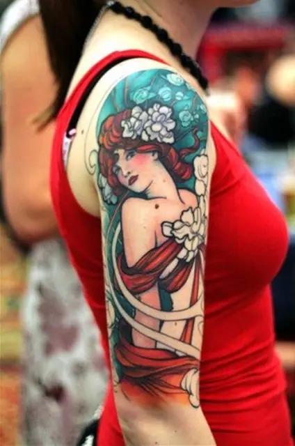 Floral Skull: A Fusion of Life and Death Tattoo Design