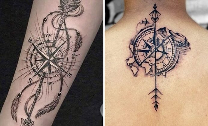 20+ Men Compass Tattoo Ideas For Unique Personal Expression