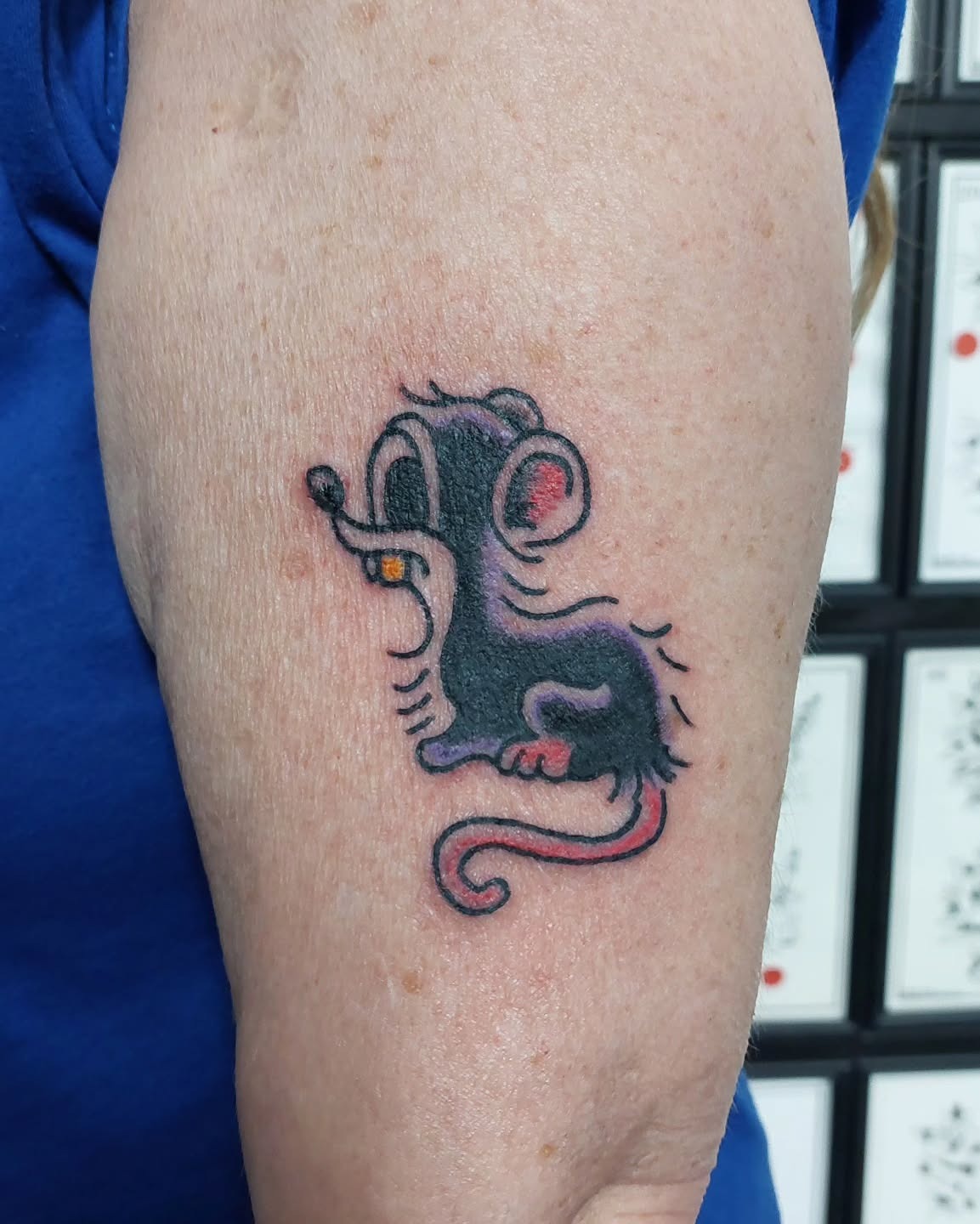 Cartoon Mouse Tattoo Tattoo Design