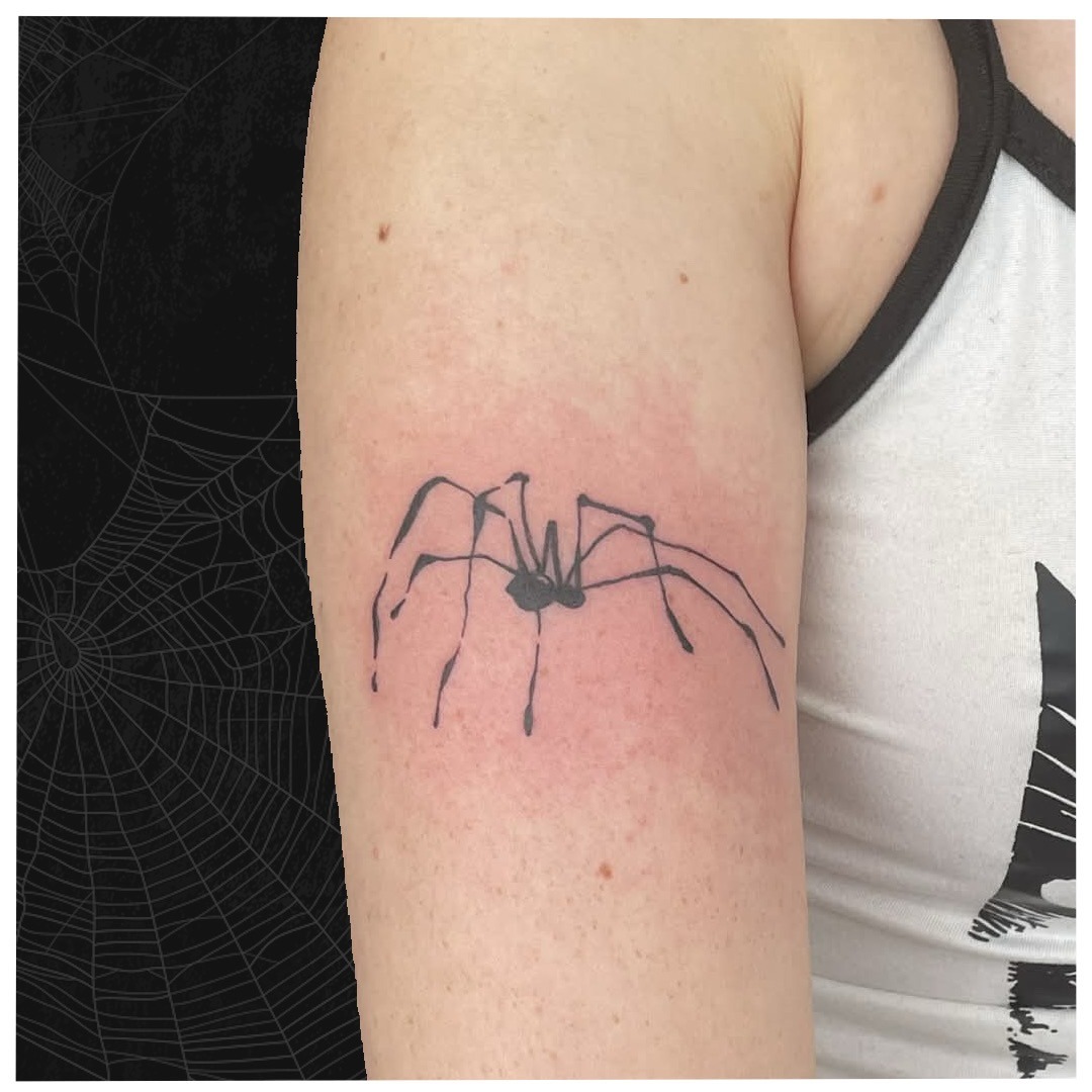 Minimalist Spider Tattoo Tattoo Design