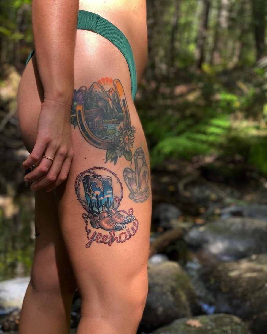 Stylish tattoos capturing country girl spirit Tattoo Design