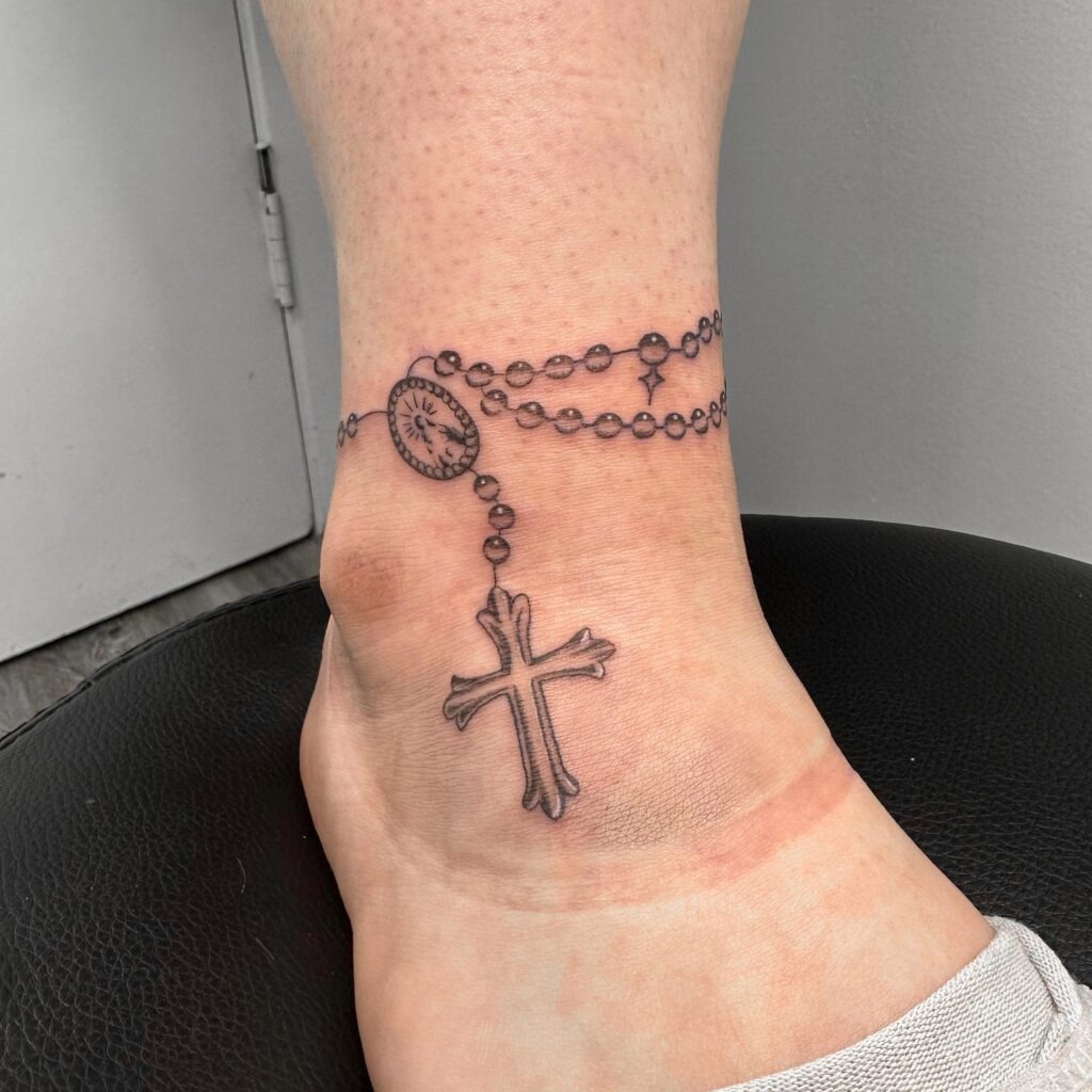 Tribal Cross Tattoo Design