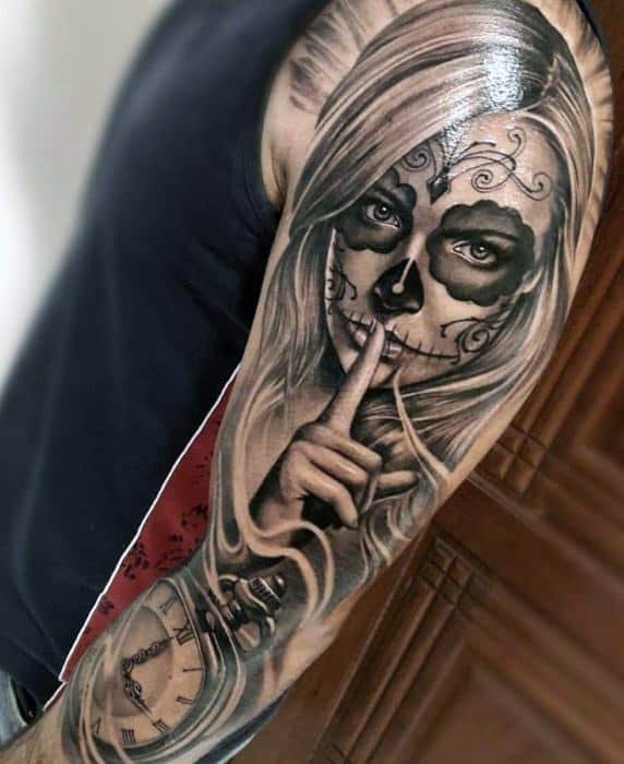 The Elegant Portrait Tattoo Design