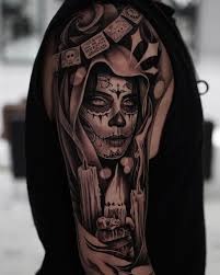 The Skull Queen Tattoo Design