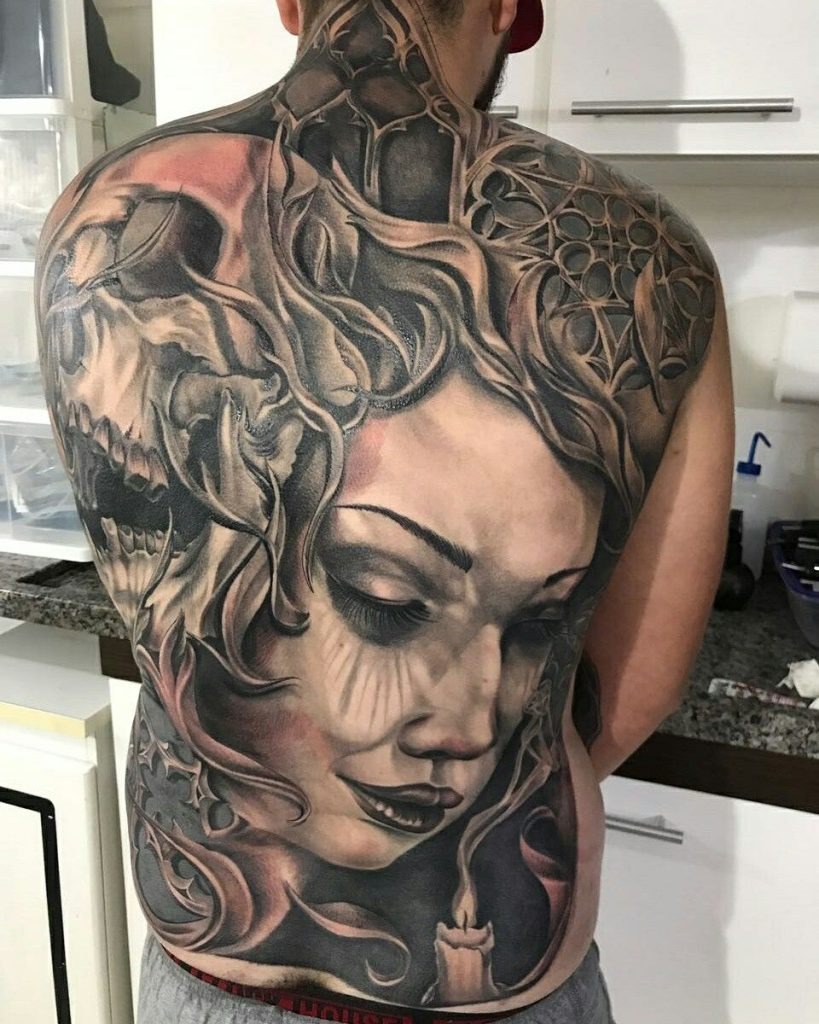 The Vibrant Catrina Tattoo Design