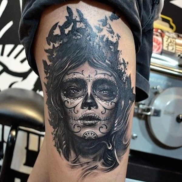 The Vibrant Celebration Tattoo Design