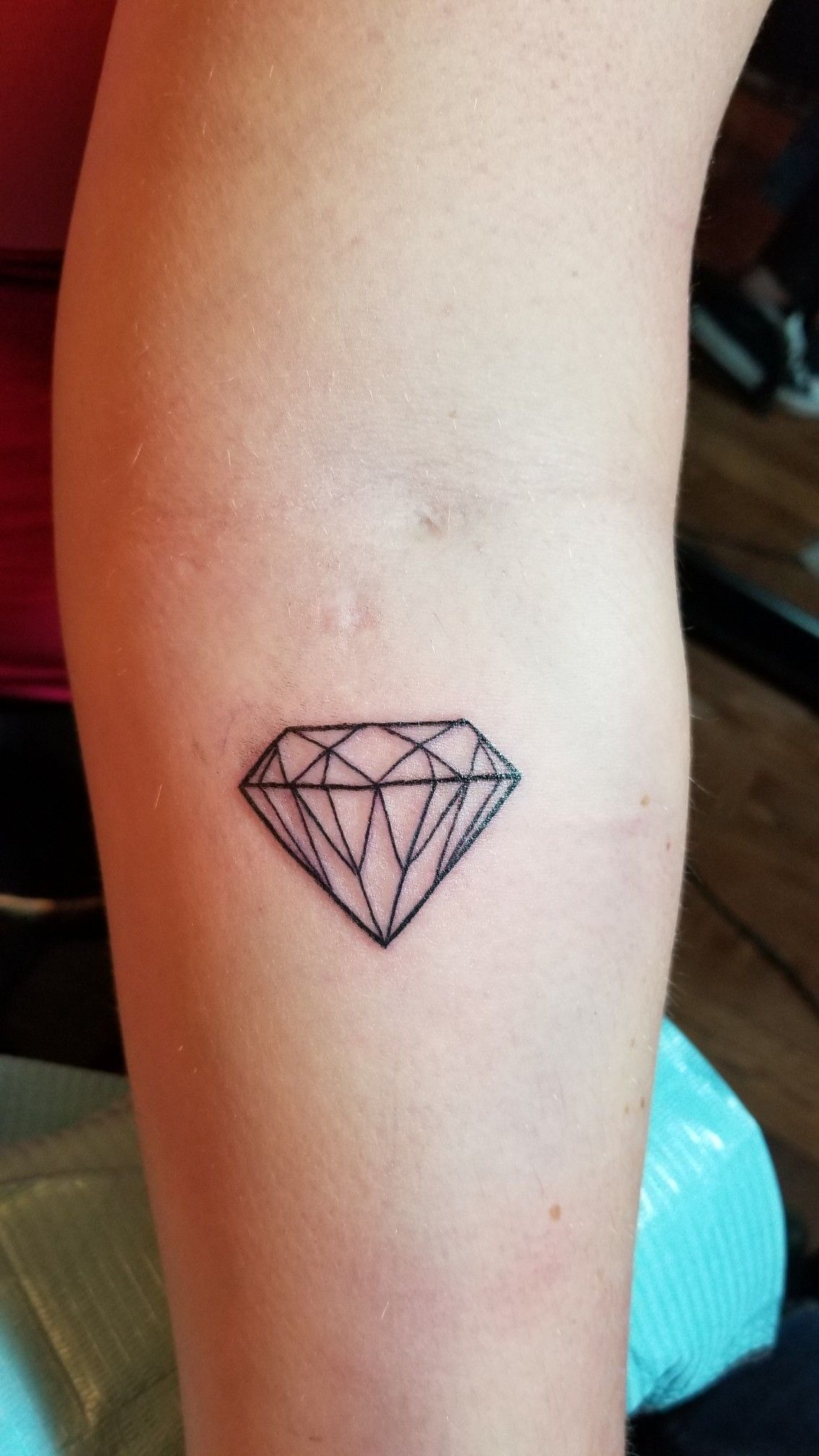 Blue Gemstone Sparkle Tattoo Tattoo Design