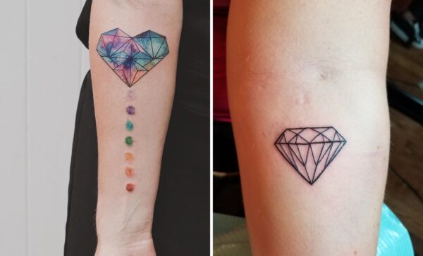 33+ Women Diamond Tattoo Ideas & Inspiration