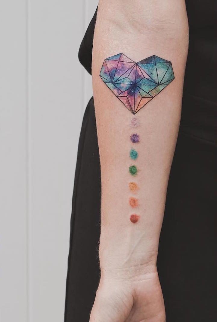 Minimalist Diamond Outline Tattoo Tattoo Design