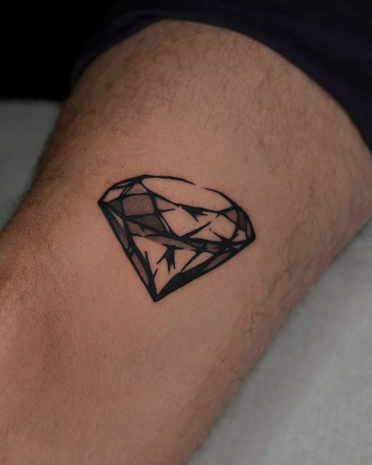 Watercolor Diamond Tattoo Tattoo Design