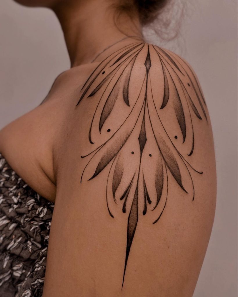 Elegant Linework Tattoo Tattoo Design
