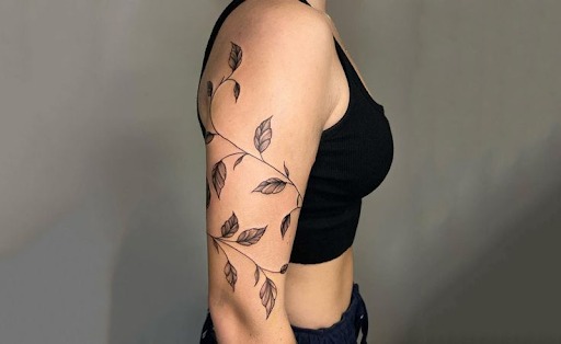 Geometric Butterfly Tattoo Design