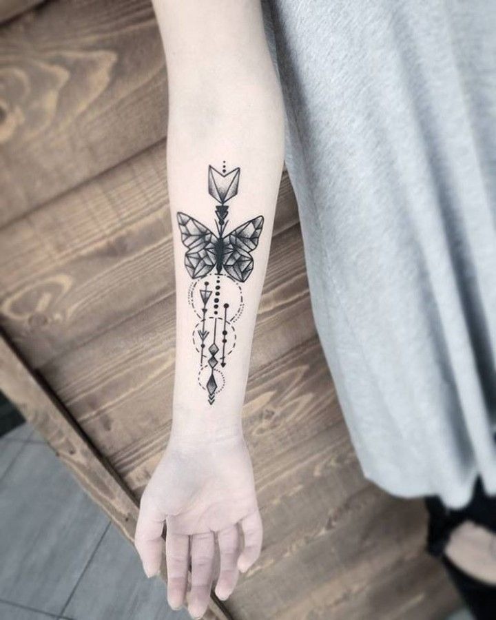 Leafy Woman’s Face Tattoo Design