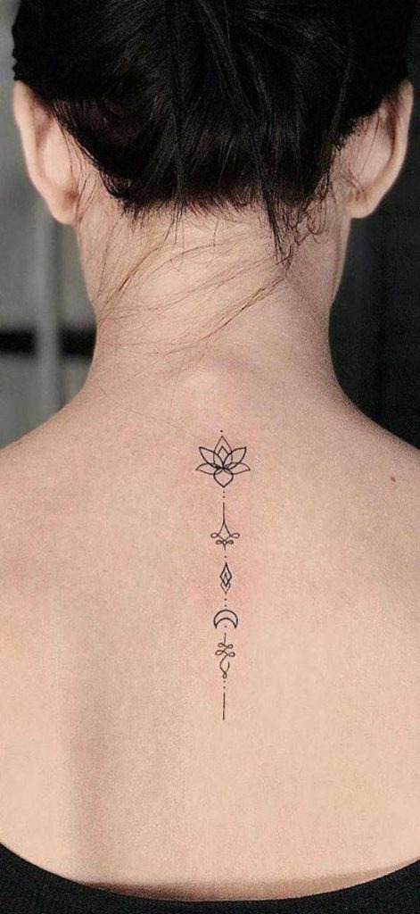 Ornamental Floral Back Tattoo Tattoo Design