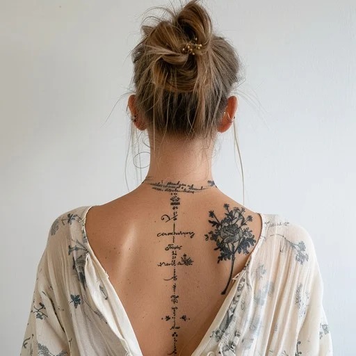 Soaring Cranes Tattoo Design