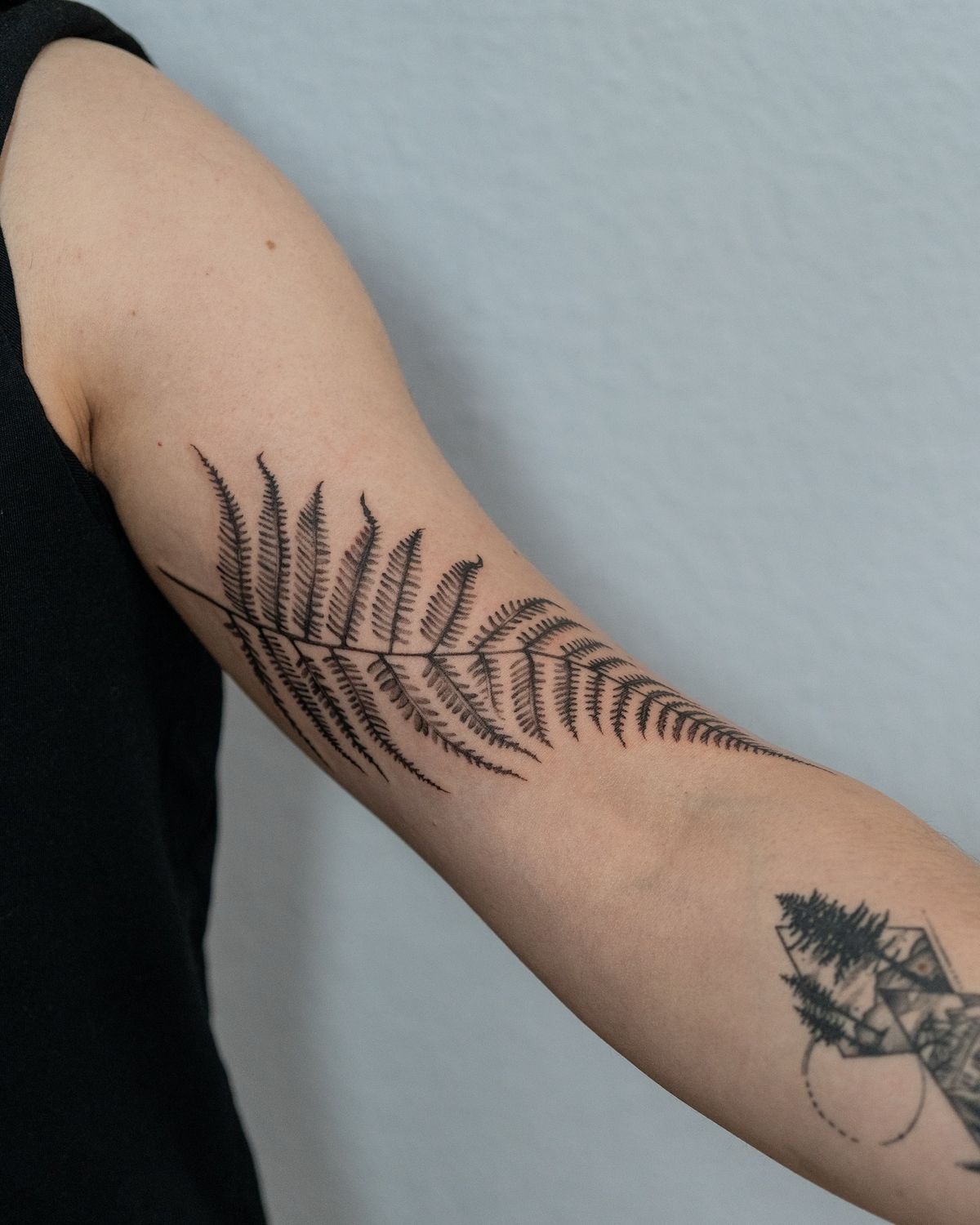 Bold Fern Arm Tattoo Tattoo Design