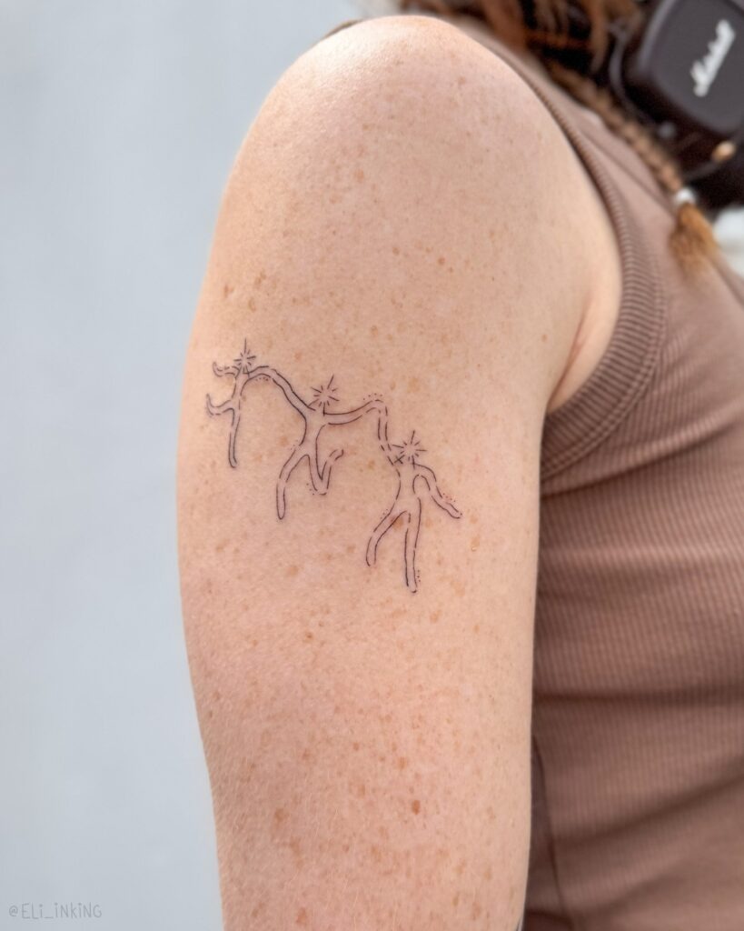 Dancing Star Figures Tattoo Tattoo Design