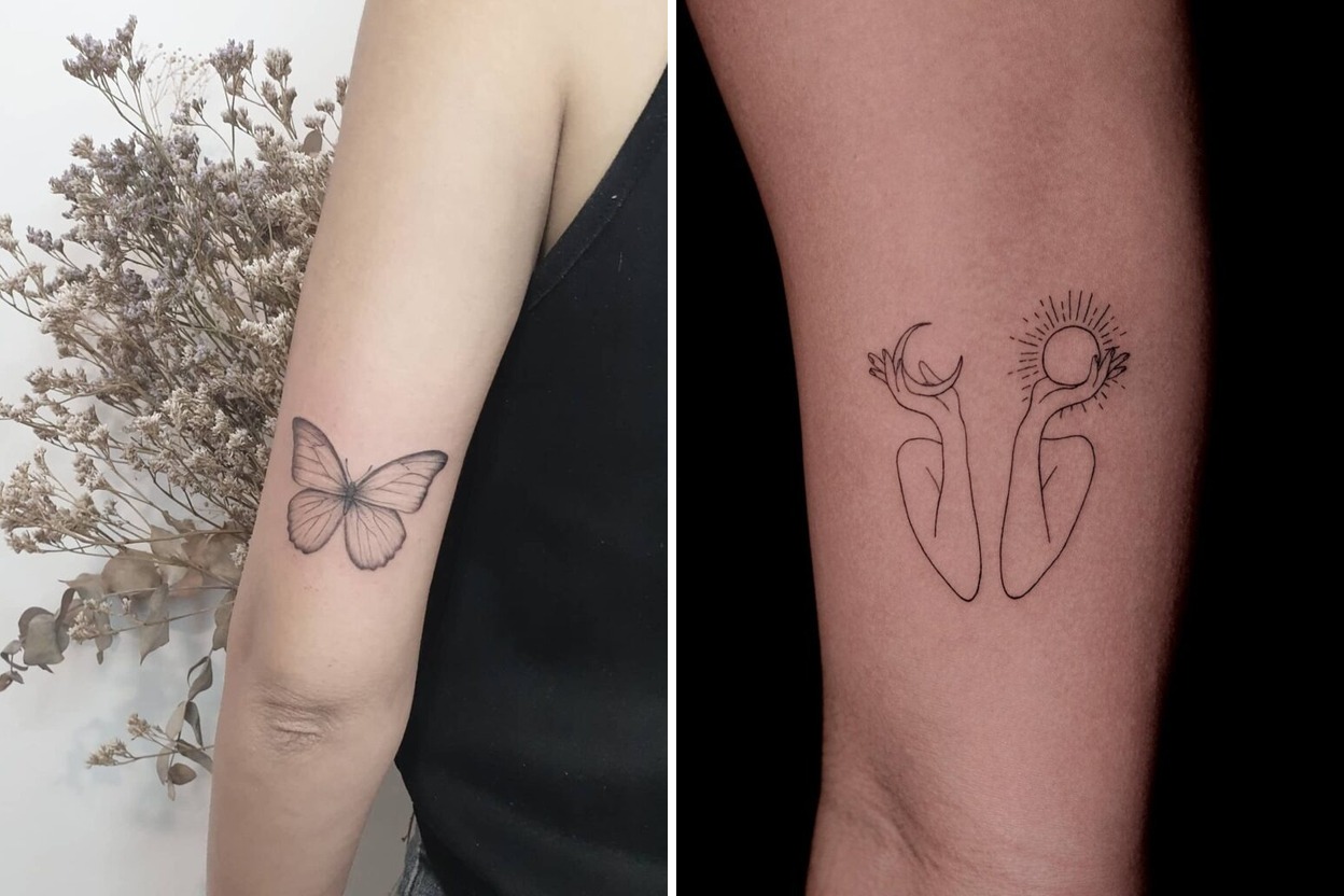 65+ Women Fine Line Tattoo Ideas For Unique Personal Expression Featured Lookbook Collage