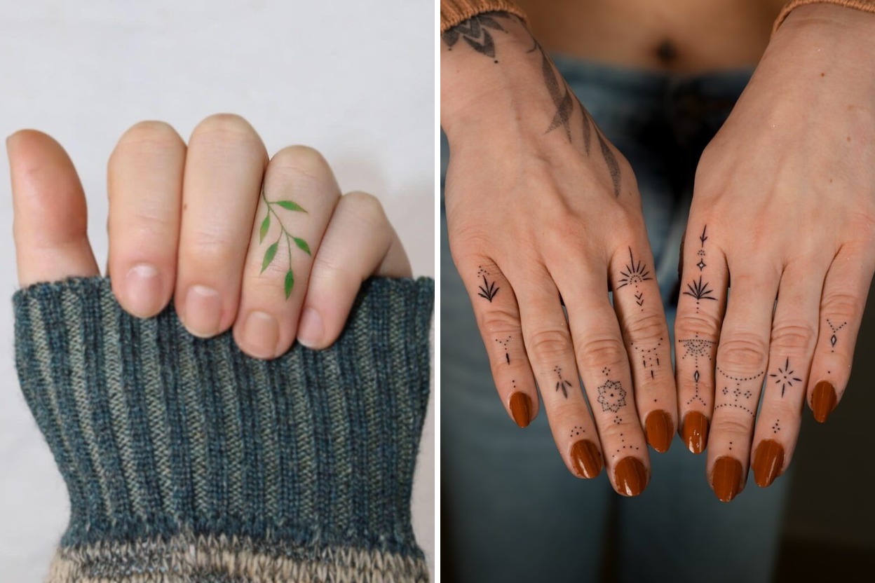 72+ Women Finger Tattoo Ideas That Make a Bold Artistic Statement Featured Lookbook Collage