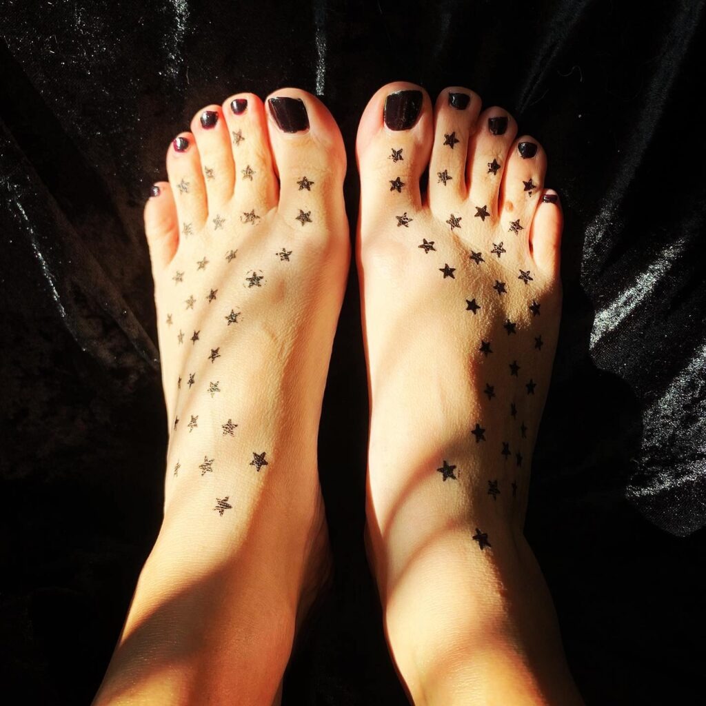 Minimalist Foot Tattoos for Women Tattoo Design