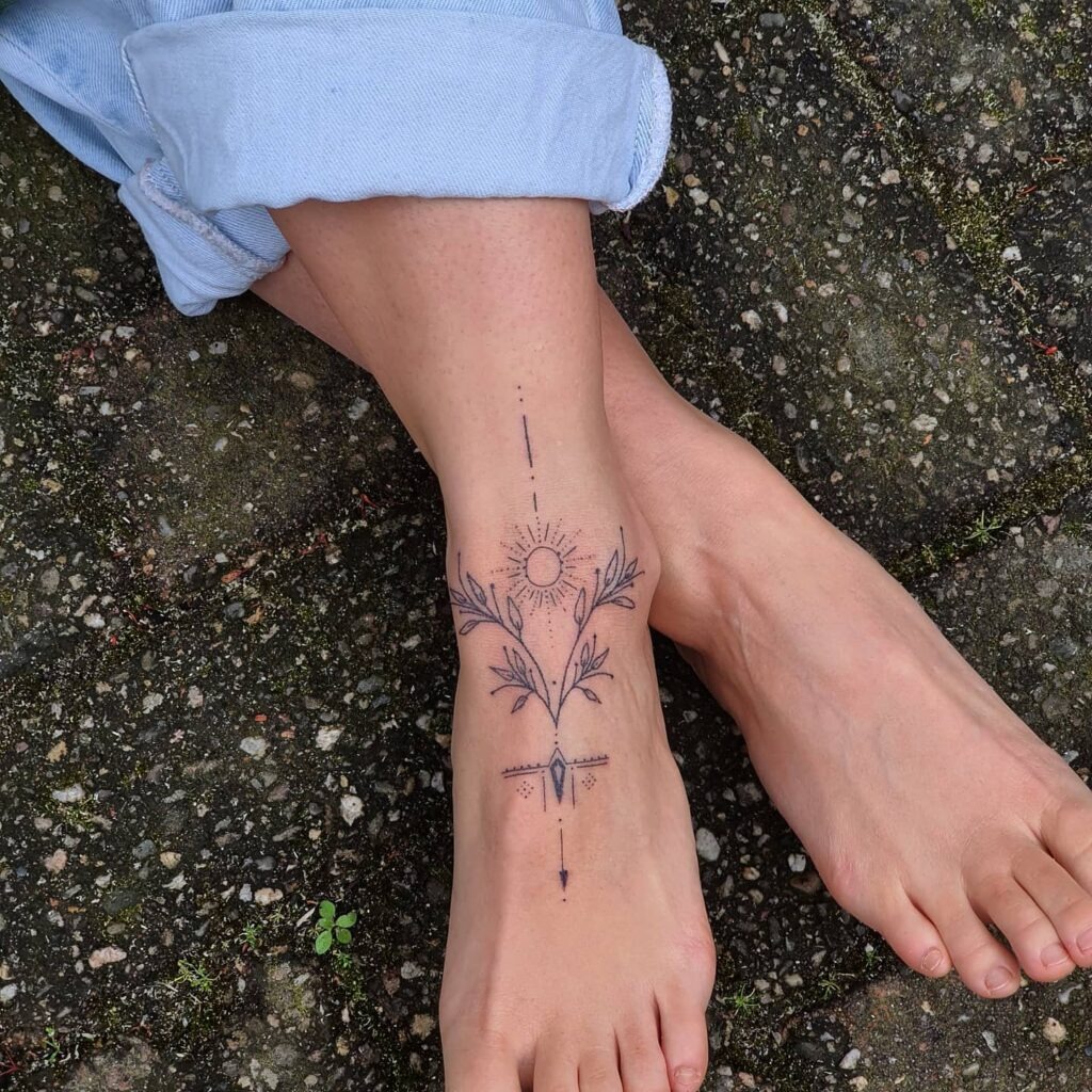 "No Matter What" Minimalist Foot Tattoo Tattoo Design