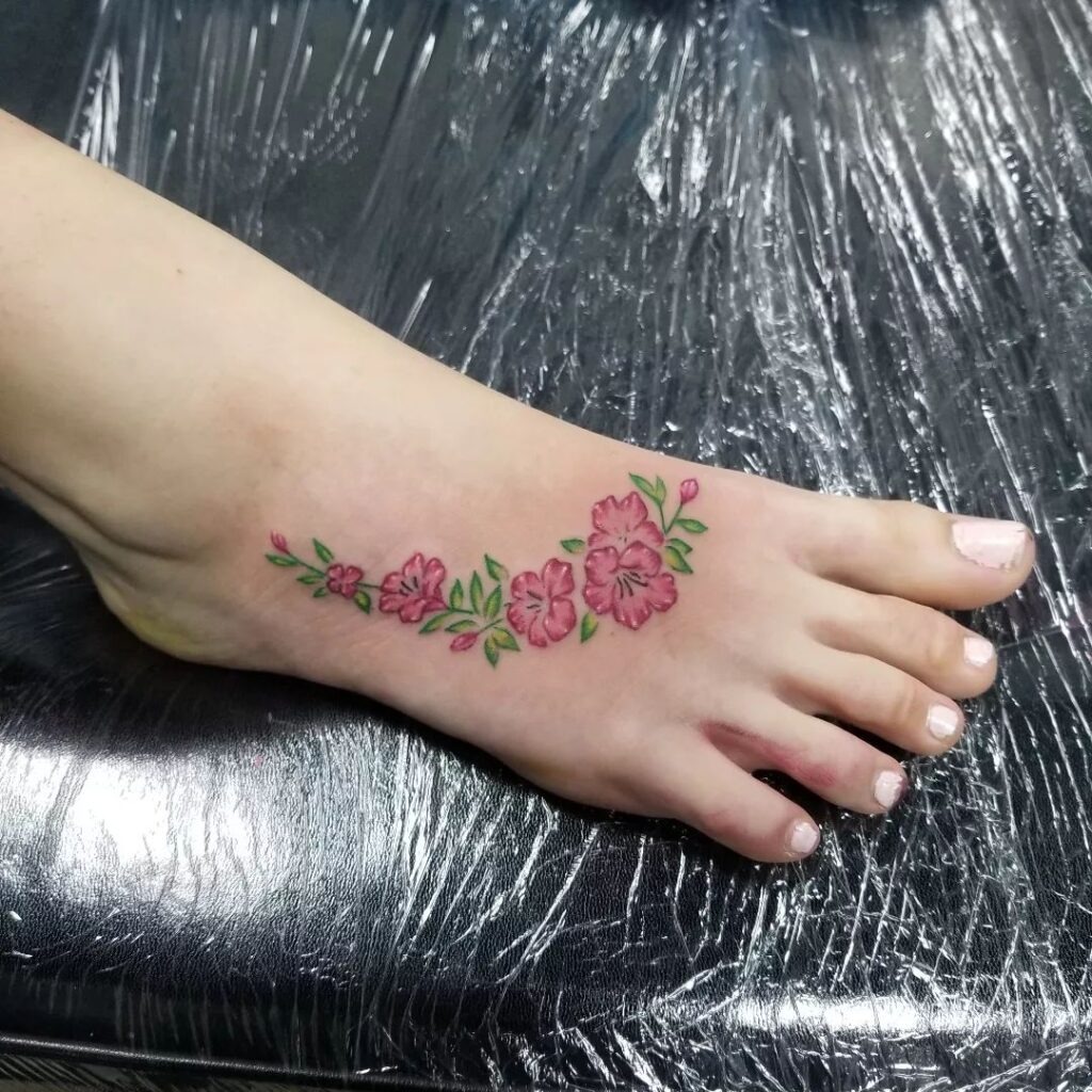 Pretty Foot Tattoos for Women Tattoo Design