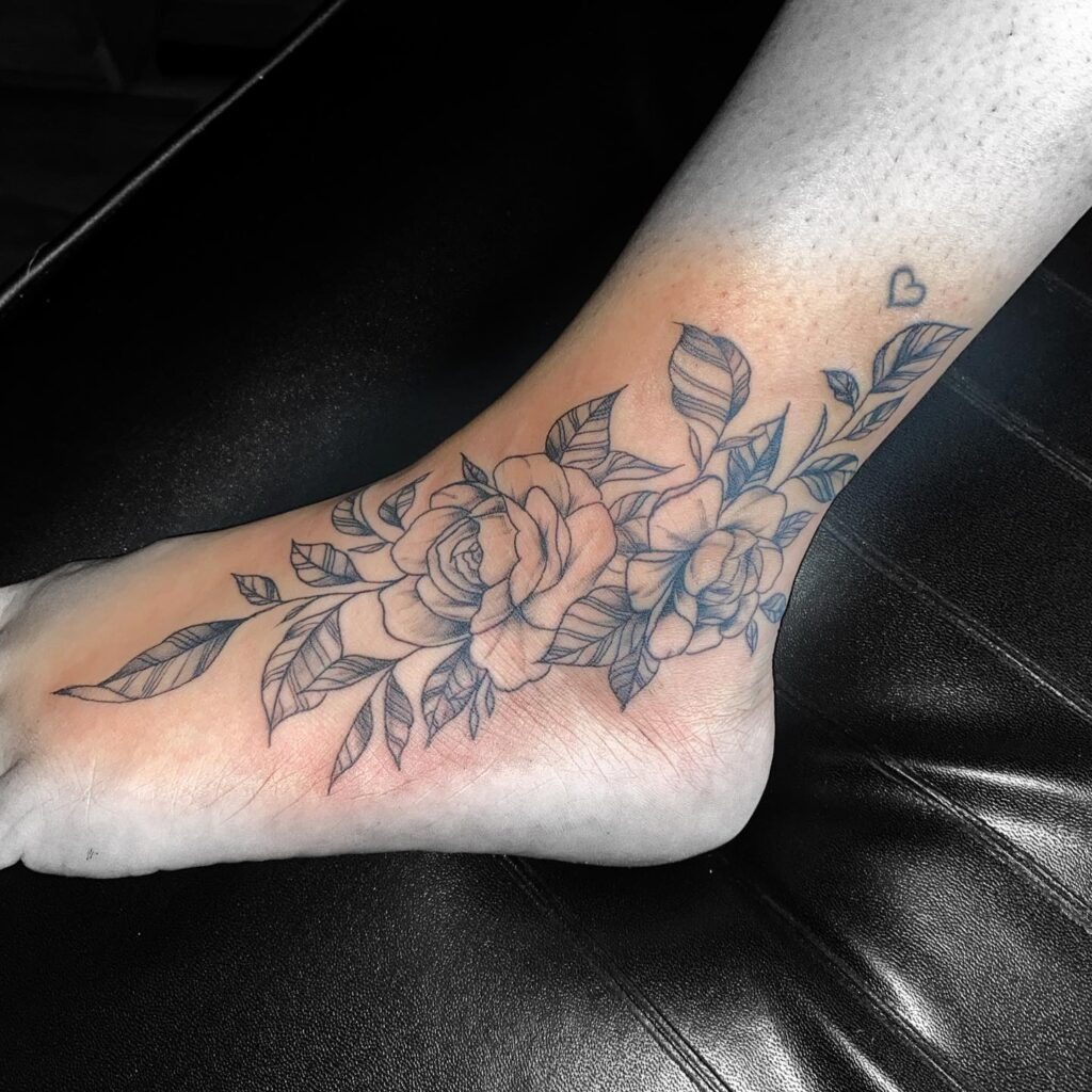 Side of Foot Tattoos for Women Tattoo Design