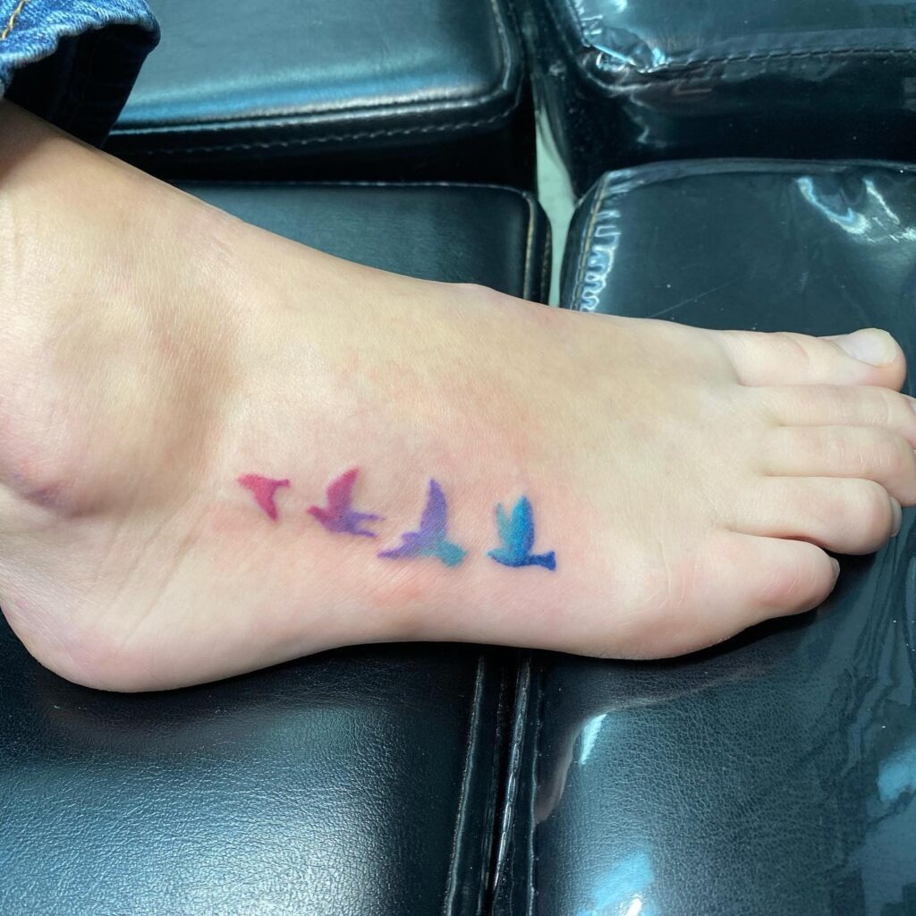"Stay Wild" Minimalist Foot Tattoo Tattoo Design