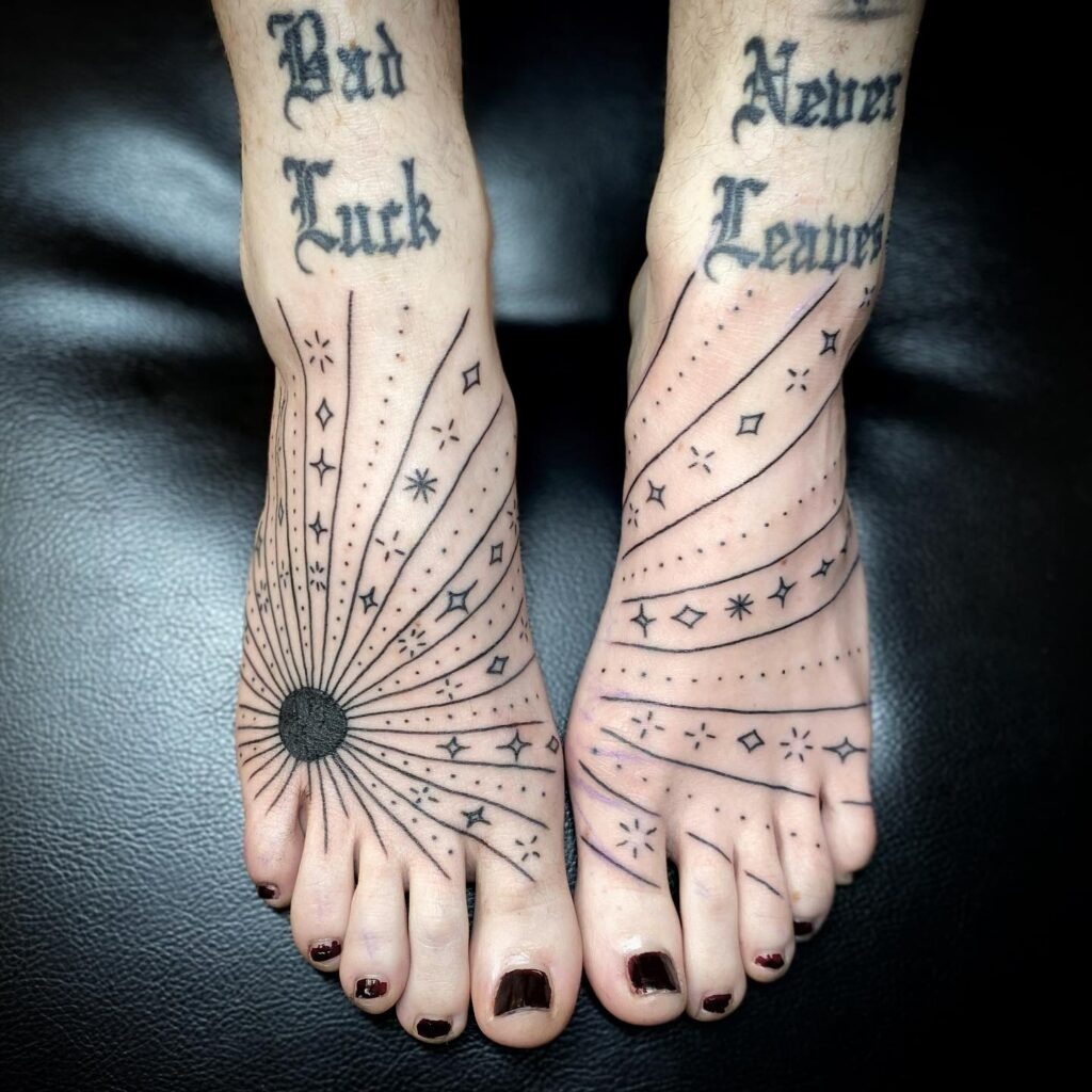 Top of Foot Tattoos for Women Tattoo Design