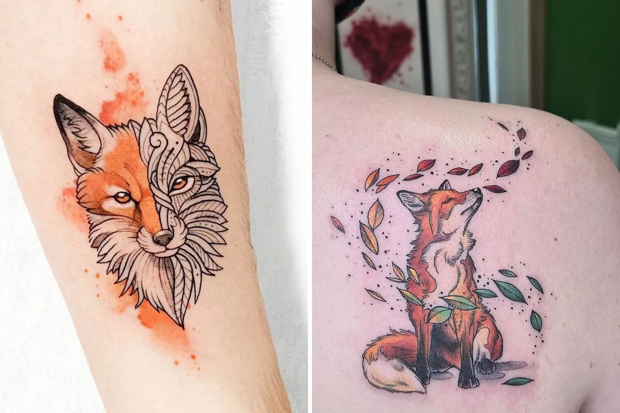 25+ Women Fox Tattoo Ideas For Timeless And Meaningful Ink Featured Lookbook Collage