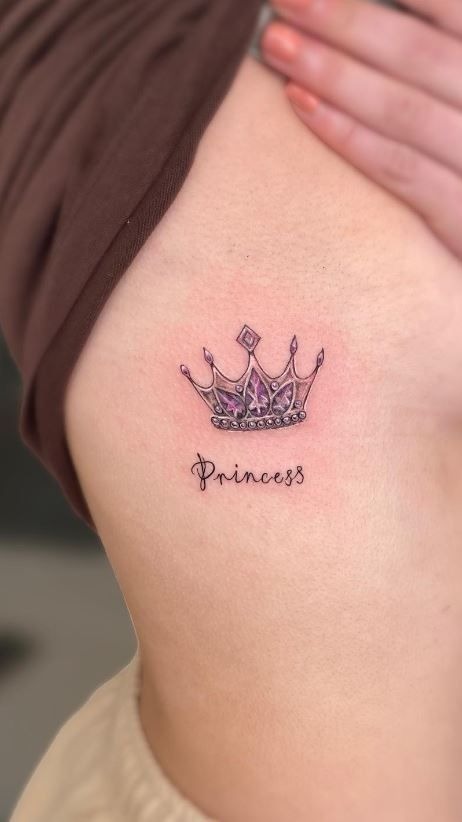 Princess Crown Tattoo Tattoo Design