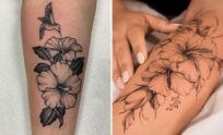 Women Gorgeous Hibiscus Tattoo Ideas That Redefine Modern Body Art