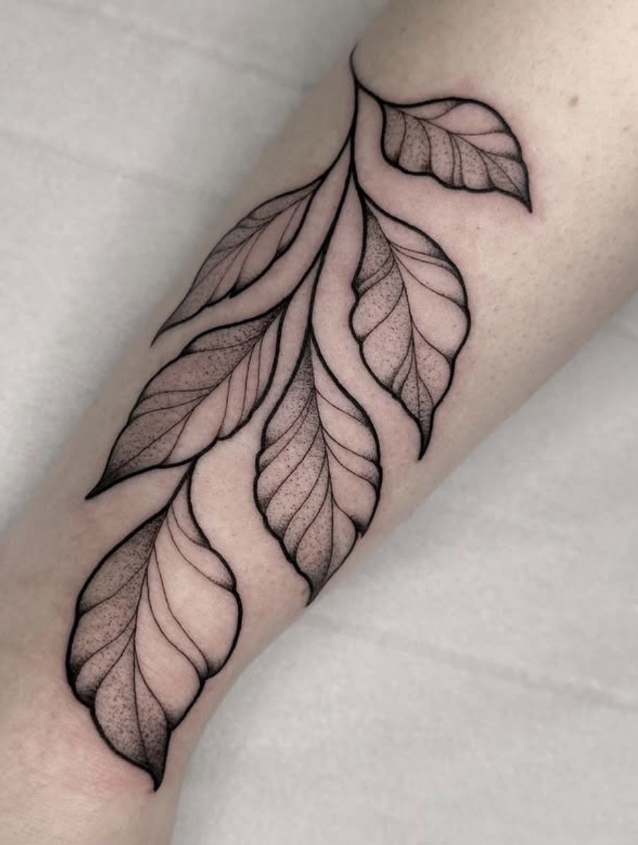 Minimalist Cluster with Dot Shading Tattoo Design