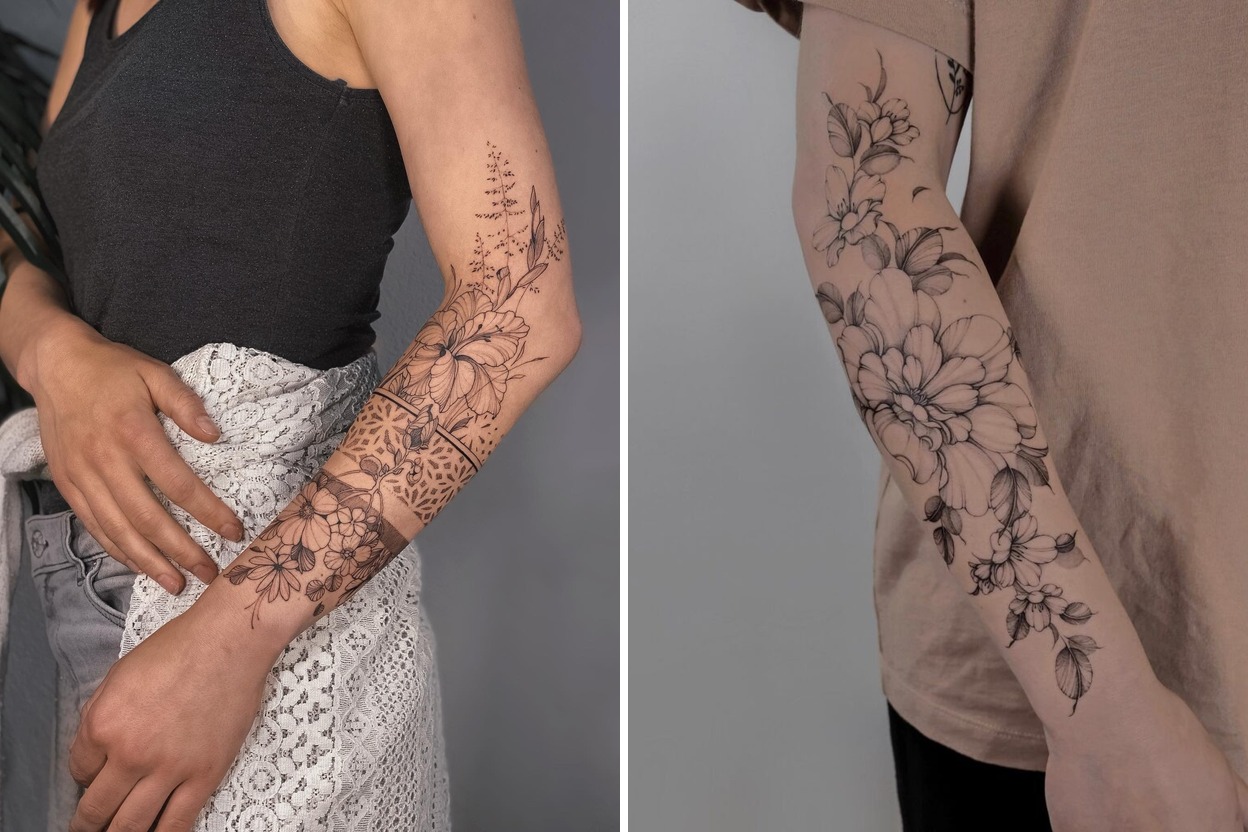 36+ Women Half Sleeve Tattoo Ideas for That Are Bold and Beautiful